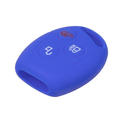 Silikonový obal pro klíč Ford 3-tlačítkový, modrý, 481FO101BLU