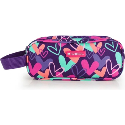 Gabol Ученически несесер Gabol Kokoro с три ципа, мек