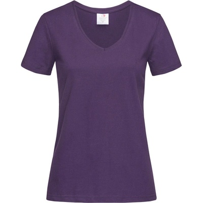 Stedman Tričko Classic T V neck ST2700 krátký rukáv dámské 1TE ST2700 Deep Berry