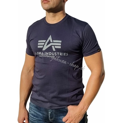 Alpha Industries Basic T-shirt Rep Blue tričko pánske modré