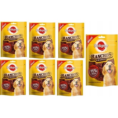 Pedigree Ranchos Originals maškrta s hovädzím mäsom 7 x 70 g