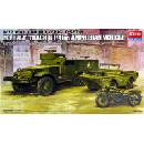 Academy M3 Half-track & 1: 4 ton Amphibian Vehicle Model Kit 13408 1: 72