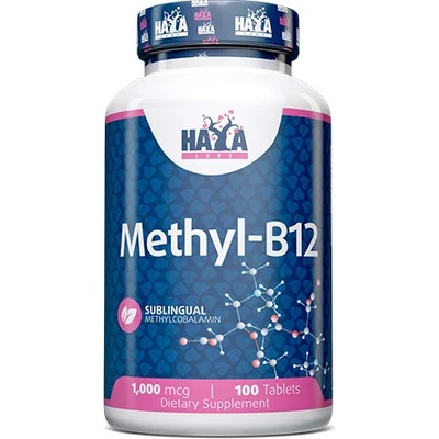 Haya Labs Метил B-12 HAYA LABS Methyl B-12 1000mcg, 100 Tabs