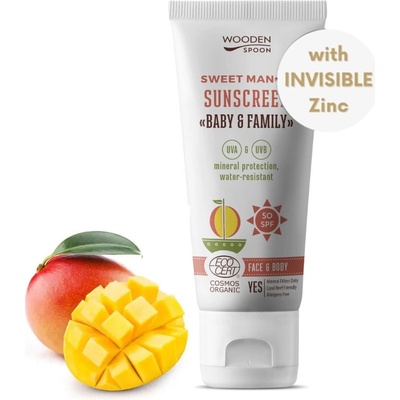 WoodenSpoon opaľovacie telové mlieko SPF50 + Baby & Family 100 ml
