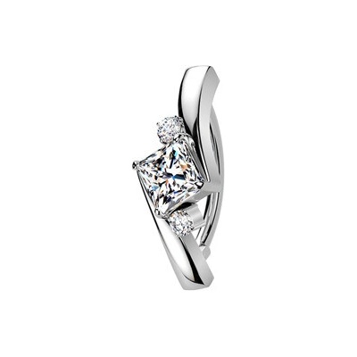 Šperky4U Piercing do pupíku se štítem WP0113