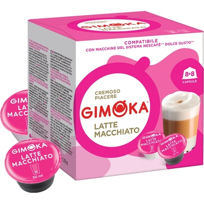 Gimoka Latte Macchiato - Gimoka - 16 капсули за Dolce Gusto