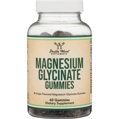 Double Wood Supplements Magnesium Glycinate Gummies 60 mg [60 желирани бонбони]