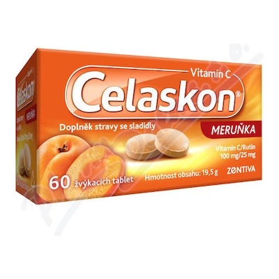 Celaskon Meruňka 100mg, 60 tablet