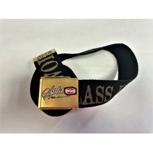 SPLIT GOLD BLACK BELT Black