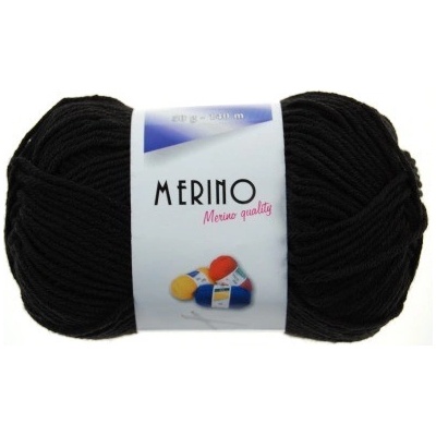 Vlnap Příze Merino 14702 černá