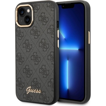 GUESS Гръб Guess PC/TPU 4G Metal Camera Outline Case за iPhone 14 Plus - Черен