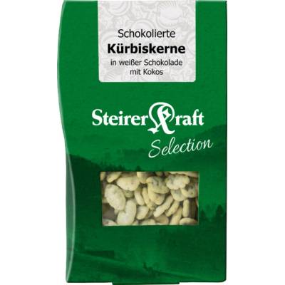 Steirerkraft Dýňovo kokosová semínka v bílé čokoládě 100 g