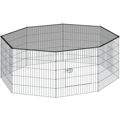 tectake 405042 výběh hopper,s bezpečnostní sítí 145 cm černá