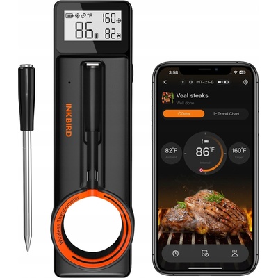 Inkbird INT-21-B Bluetooth teploměr na grilování s ultra tenkou 5mm sondou