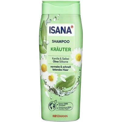 ISANA Šampon Herbal pro normální a mastící se vlasy 300 ml