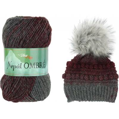 Příze Vlna Hep Nepál Ombré 7404