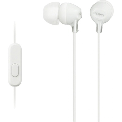 Sony MDR-EX15AP with microphone white (MDREX15APW.CE7)