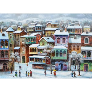 Magnolia - Puzzle Snow in Old Tbilisi - 1 000 piese