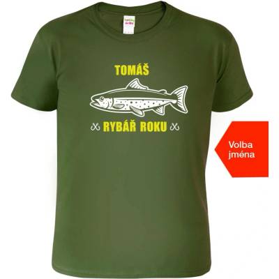 Hobbytriko Rybářské tričko Rybář roku Military