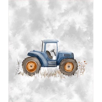 Takoy Teplákovina Takoy PANEL 50x60 traktor na louce