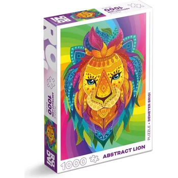 ROOVI - Puzzle Abstract Lion - 1 000 piese