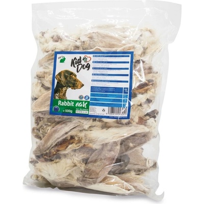 KID DOG Králičie uši so srsťou 500 g