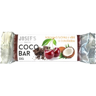 Josef´s snacks Kokosová tyčinka 33 g – Zbozi.Blesk.cz