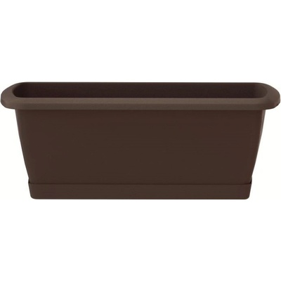 Prosperplast Truhlík s miskou RESPANA SET 78,6 cm - hnedý