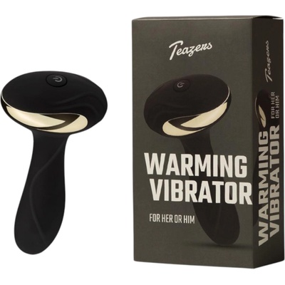 Teazers - анален вибратор с подгряваща функция (черен)