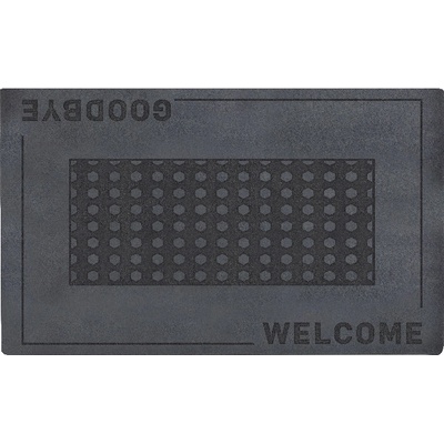 ESSCHERT DESIGN BEST FOR BOOTS GOODBYE/WELCOME černo-šedá 76 x 45 cm