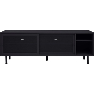 Unique Furniture Черна метална маса за телевизор 160x55x45 cm Veep - Unique Furniture (50260001)