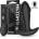 INTOYOU Milton Powerful Dual Tapping Anal Plug with Remote Control Black