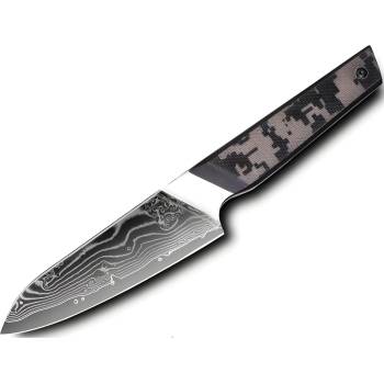 HARAHU Дамаски кухненски нож TA-37578 - Bunka / Черен / Сив KP37578 (TA-37578)