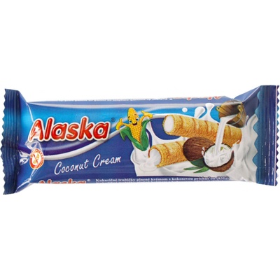 Alaska Kukuřičné trubičky kokosové 18 g