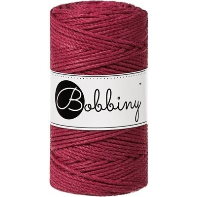 Bobbiny 3PLY Macramé Rope 3 mm 100 m Wine Red юта (TS-E066)