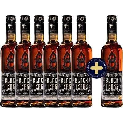 Black Tears Spiced 40% 0,7 l (čistá fľaša)