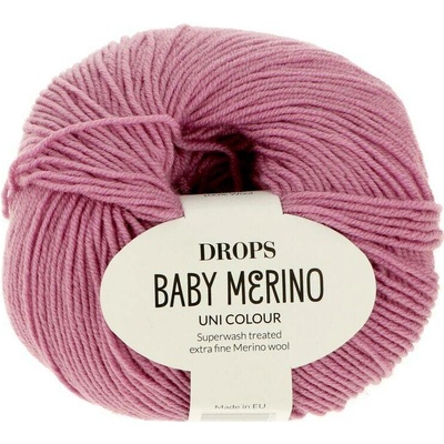 Drops Baby Merino UNI 27 tmavě růžová