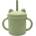 Lorelli Силиконова чаша с дръжки и сламка Lorelli - Natural, Fresh Green