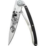 DEEJO 1cb040 tattoo / Ултралеко джобно ножче с дръжка от абаносово дърво (1cb040)