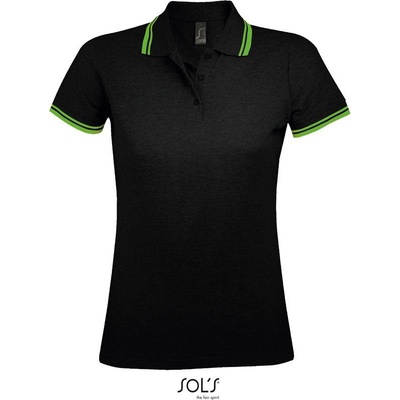 SOL'S Pasadena Women černá zelená lime