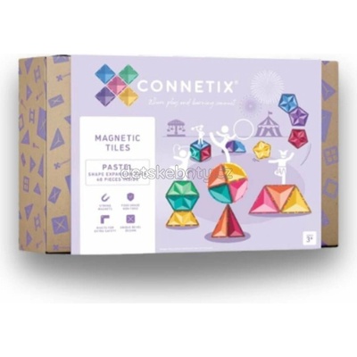 Connetix Pastel Shape Expansion Pack 48 ks