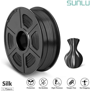 SUNLU SILK PLA+ BLACK 1.75mm SUNLU