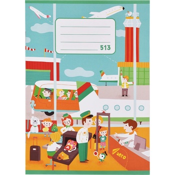 Notes školský zošit linajkový 513 A5