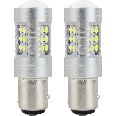 LED AMIO CANBUS 24SMD 3030 1157 (P21 / 5W) Bílá 12V / 24V sada - 2 ks.