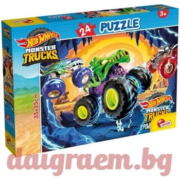Lisciani Пъзел LISCIANI 109647 - 24 части - Hot Wheels (LI109647)