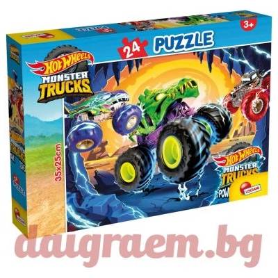 Lisciani Пъзел LISCIANI 109647 - 24 части - Hot Wheels (LI109647)
