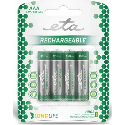 ETA AAA 950mAh 4ks R03CHARGE9504