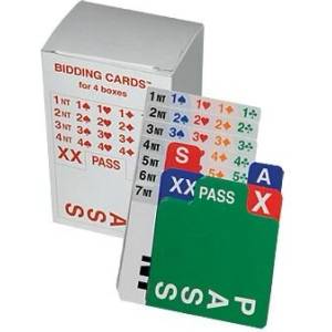 LION Комплект четири Bidding Cards занаддаване