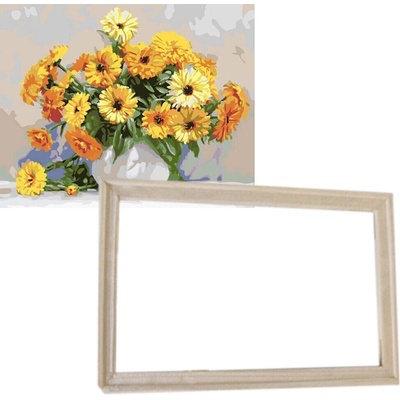 Gaira Malování podle čísel Žlutá kytice