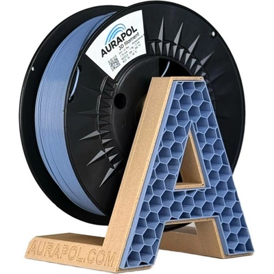 Aurapol PET-G Recycled Filament Stonewashed Blue 1 kg 1,75 mm